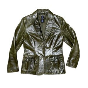 Gap leather jacket